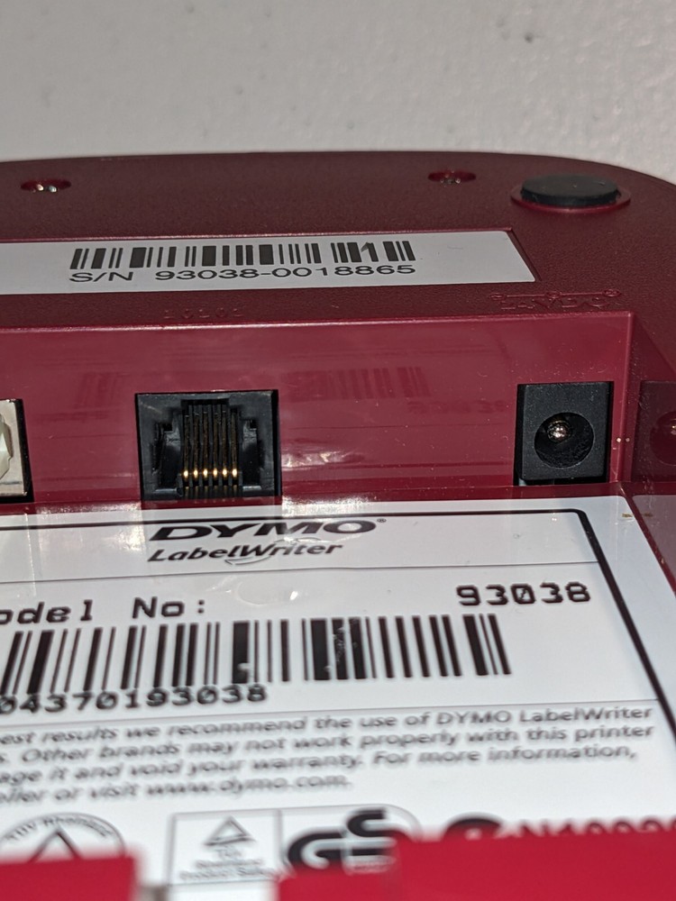 Dymo Label Writer 330 Turbo Thermal MISSING CABLES -TESTED