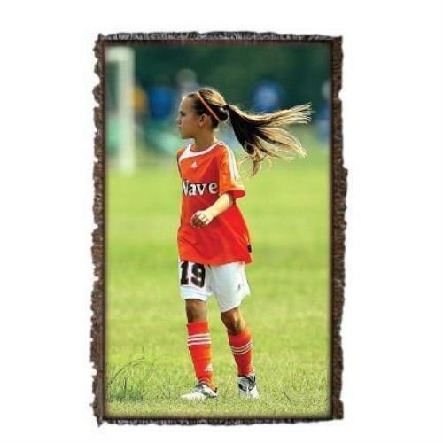 Soccer Player Photo Blanket