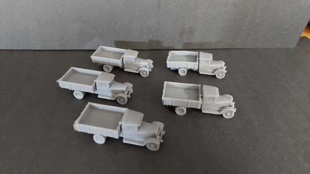 HO Scale Soviet Zis 6 Transport platoon X5 1/87th