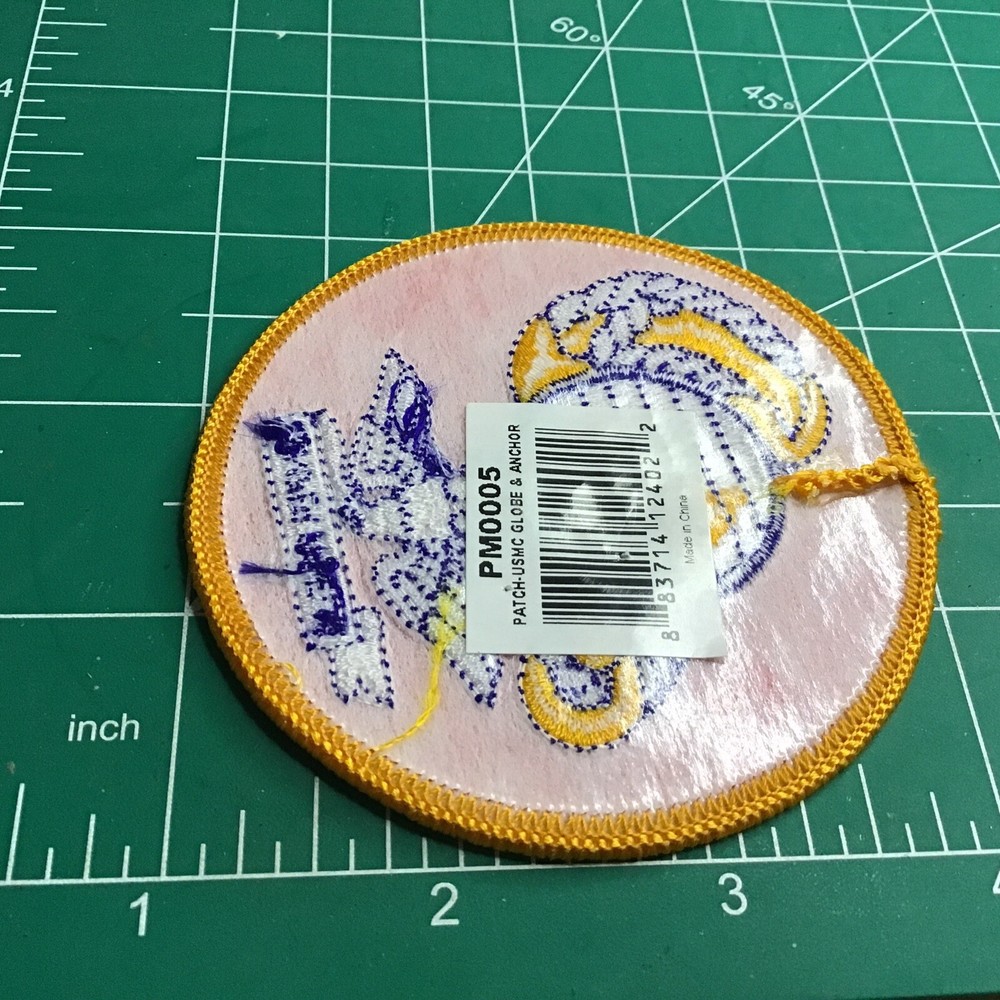 US Marine Corps EGA Patch/ Vest Biker Semper Fi USMC