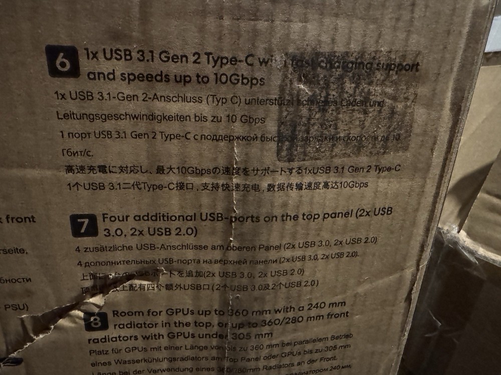 Fractal Define 7 Compact Black Computer Case See Pics