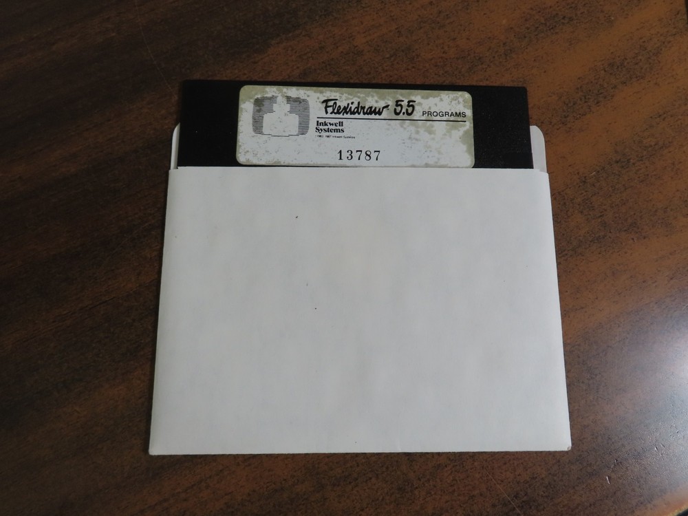 Flexidraw 5.5 Program Software Commodore 64 C-64 1987 Inkwell Systems