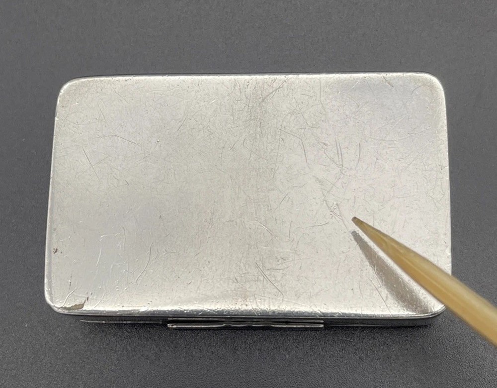 Danish Mid Century Modern Sterling Silver Pill Box No Monogram