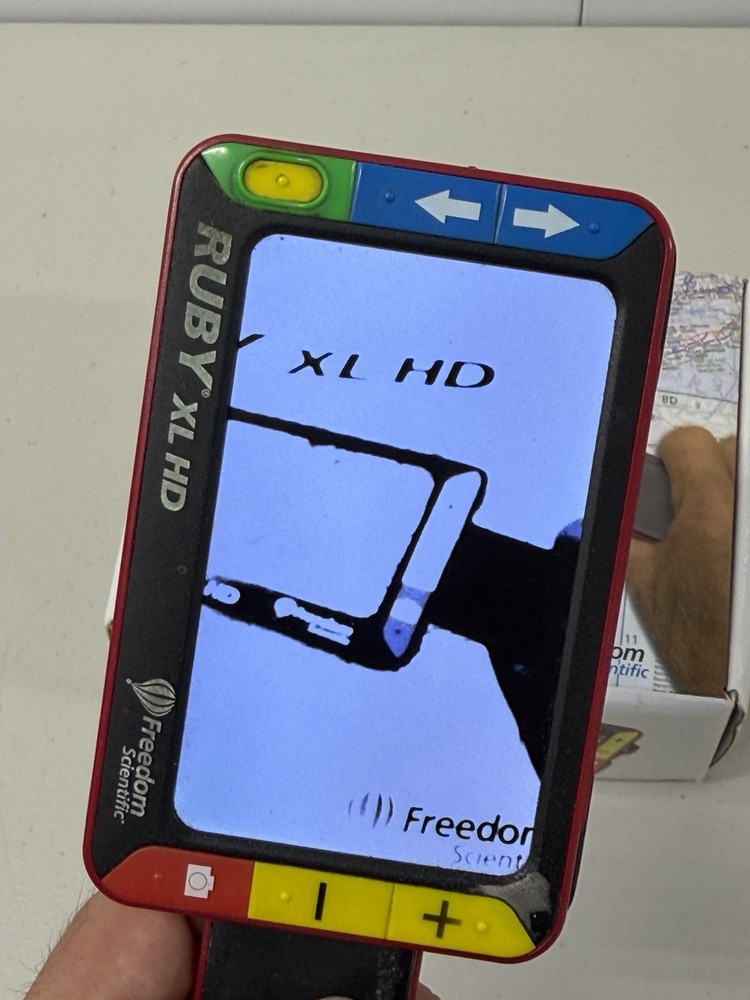 Freedom Scientific RUBY XL HD Handheld 5'' Video Magnifier - Tested - Read Desc!