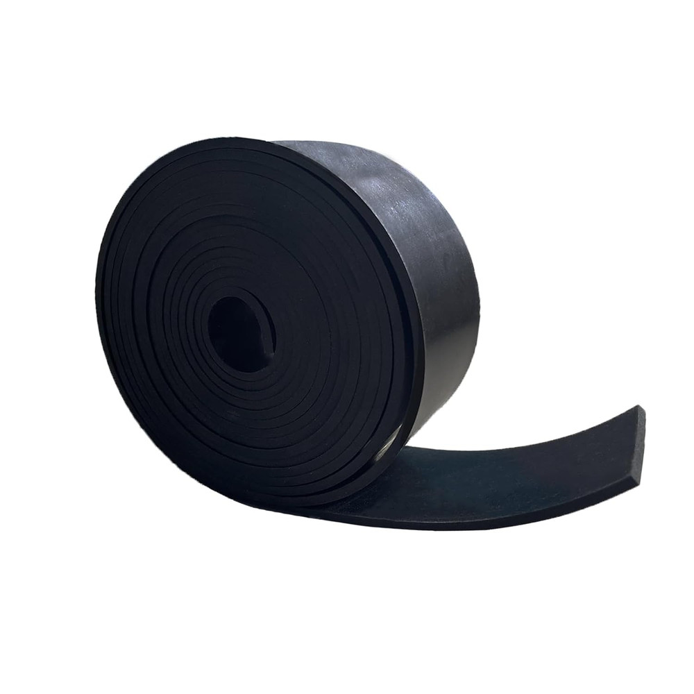 Solid Rubber Strips 1/8 (.125)" Thick X 2" Wide X 10'Long, Solid Rubber Sheet fo