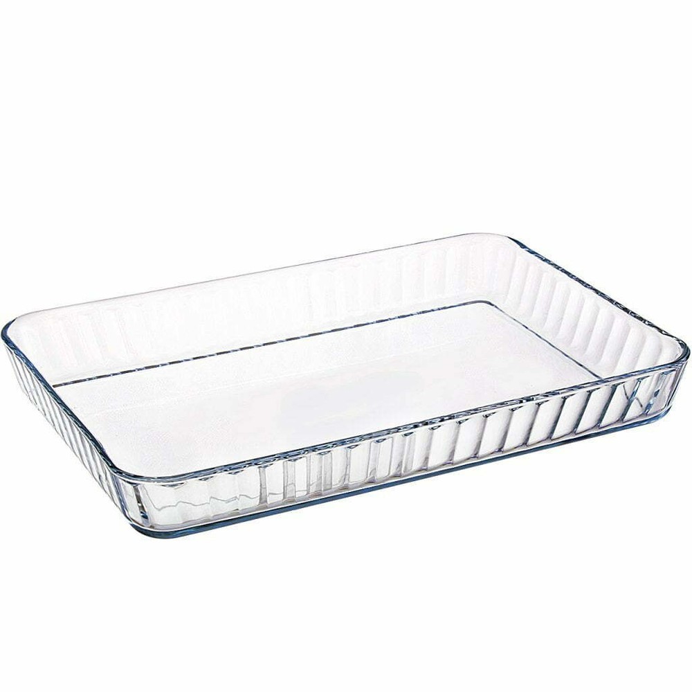 Glass Baking Dish for Oven, Rectangular Glass Casserole Dish, Bakeware, 126 Oz