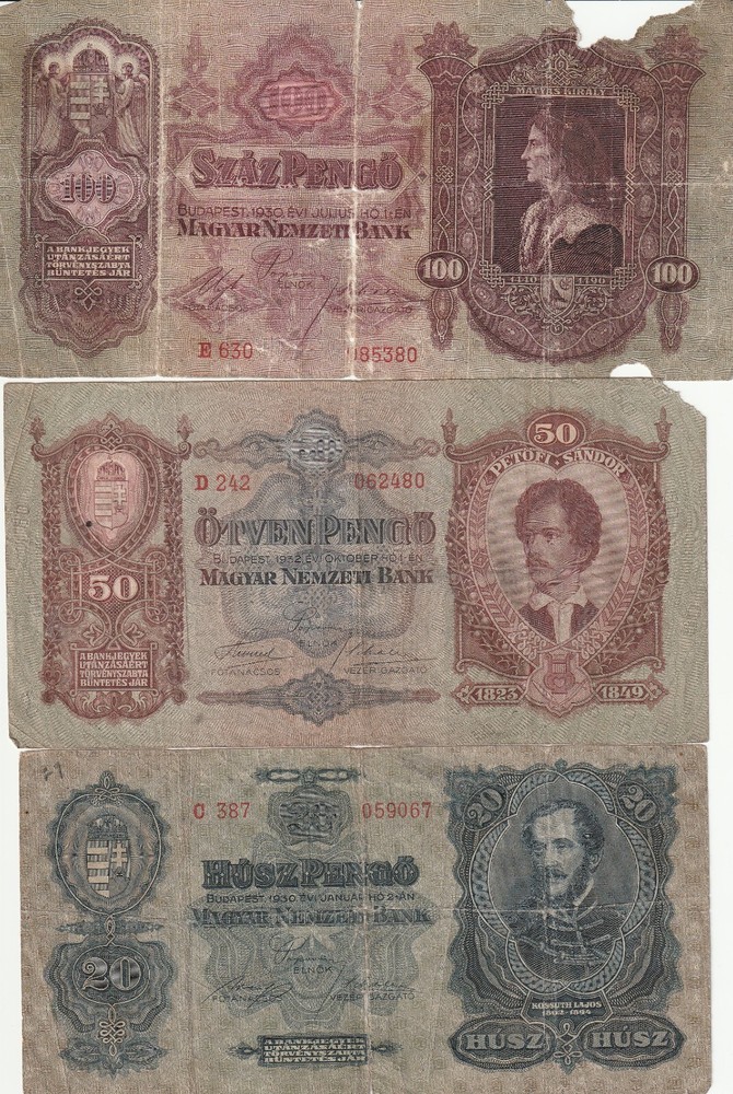 LOT PENGŐ from 1930-1932