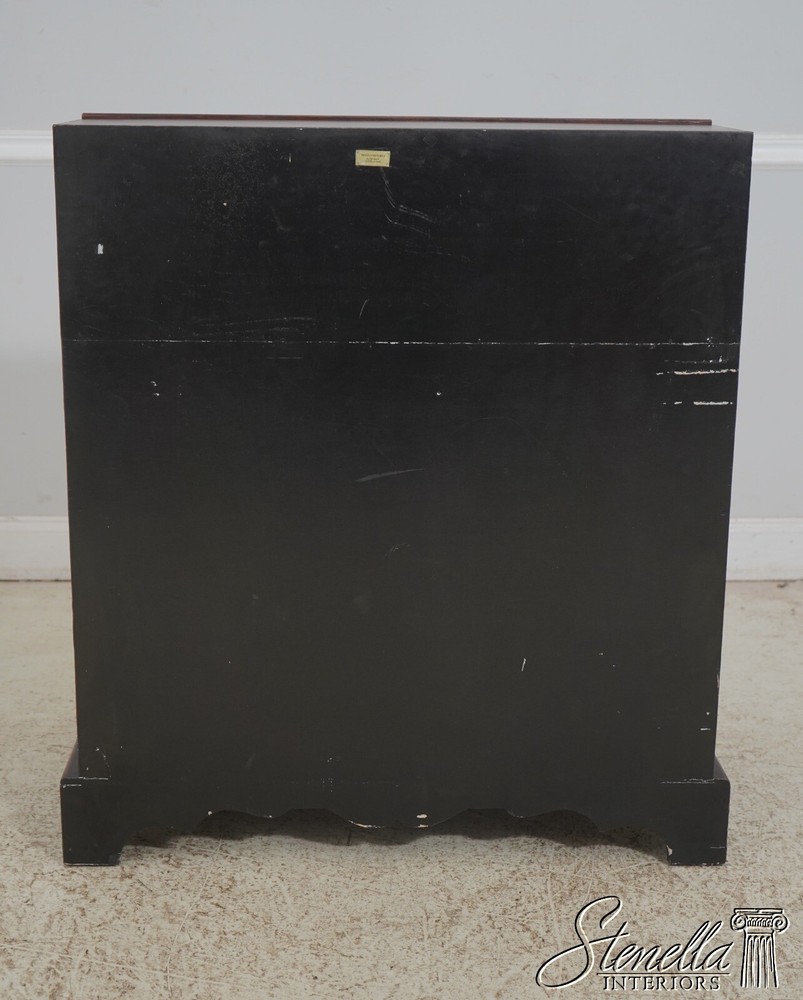 F64295EC: MAITLAND SMITH Tooled Leather Slant Front Desk