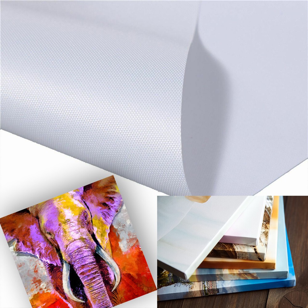 24" x 75' Matte Polyester Inkjet Canvas Roll for Wide Format Inkjet Printers