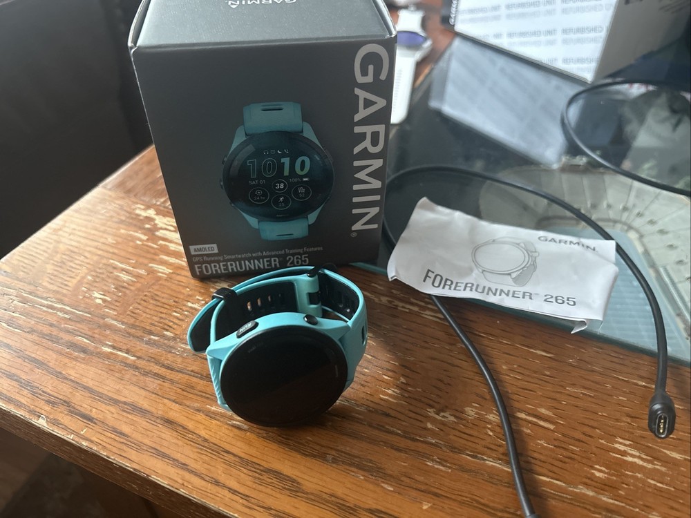 Garmin Forerunner 265 AMOLED GPS Running Smartwatch