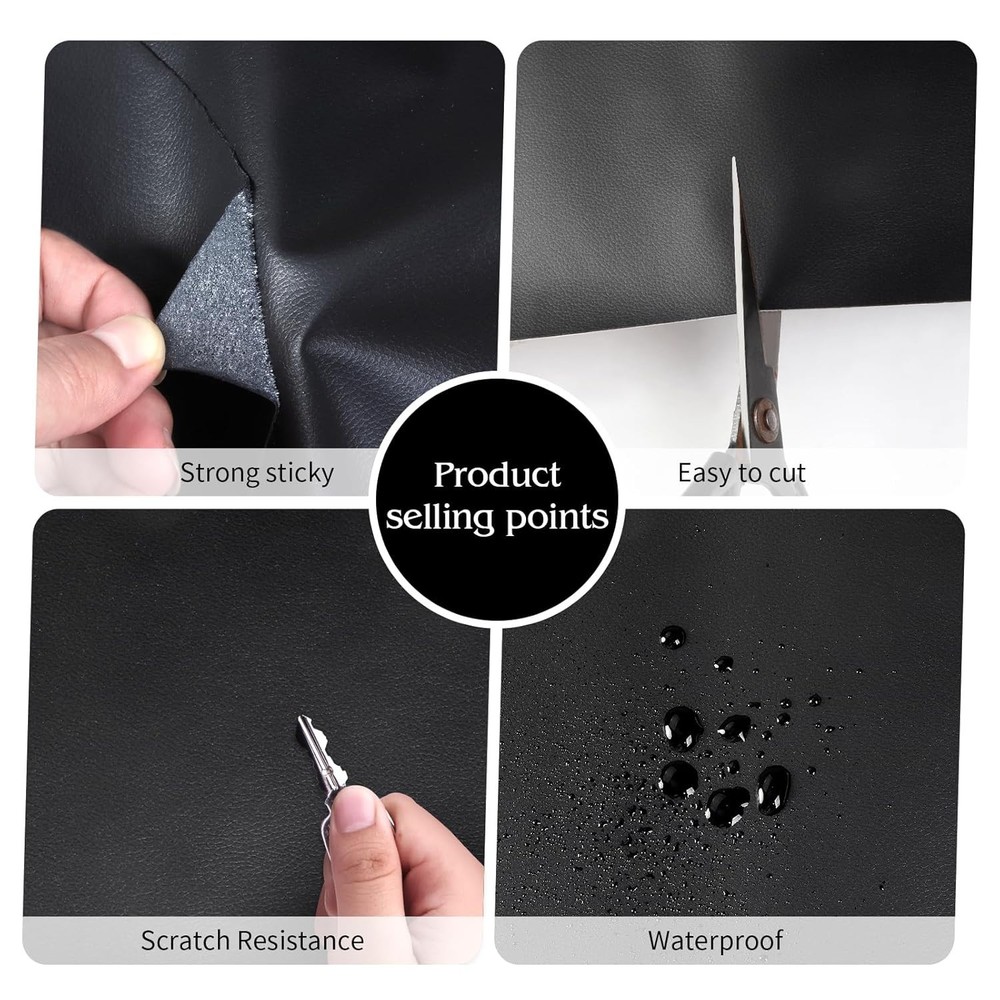 Self-Adhesive Leather Patch Repair Kit