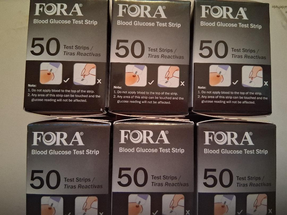 For A Test Strips 50 ct (6 boxes-300 total) Exp 12/2027 New