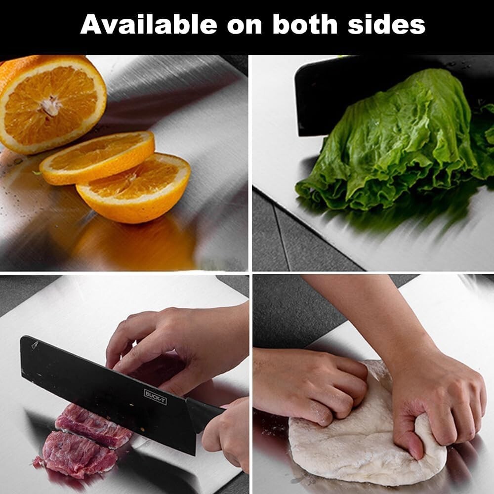 Titanium Kitchen Cutting Board – Small, Non-Stick, Double-Sided