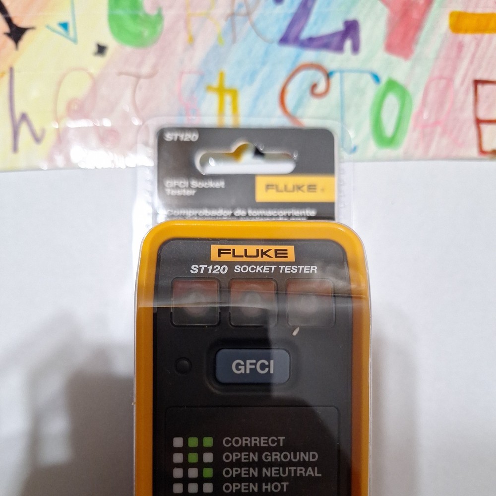 Fluke ST120 GFCI Socket Tester Without Beeper