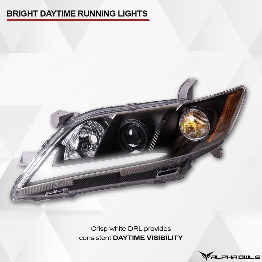 Switchback Sequential LED Projector Headlights|Compatible with 2007-2009 Toyota