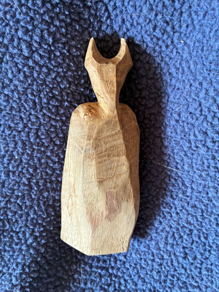 Hard Carved Moon Goddess Statue