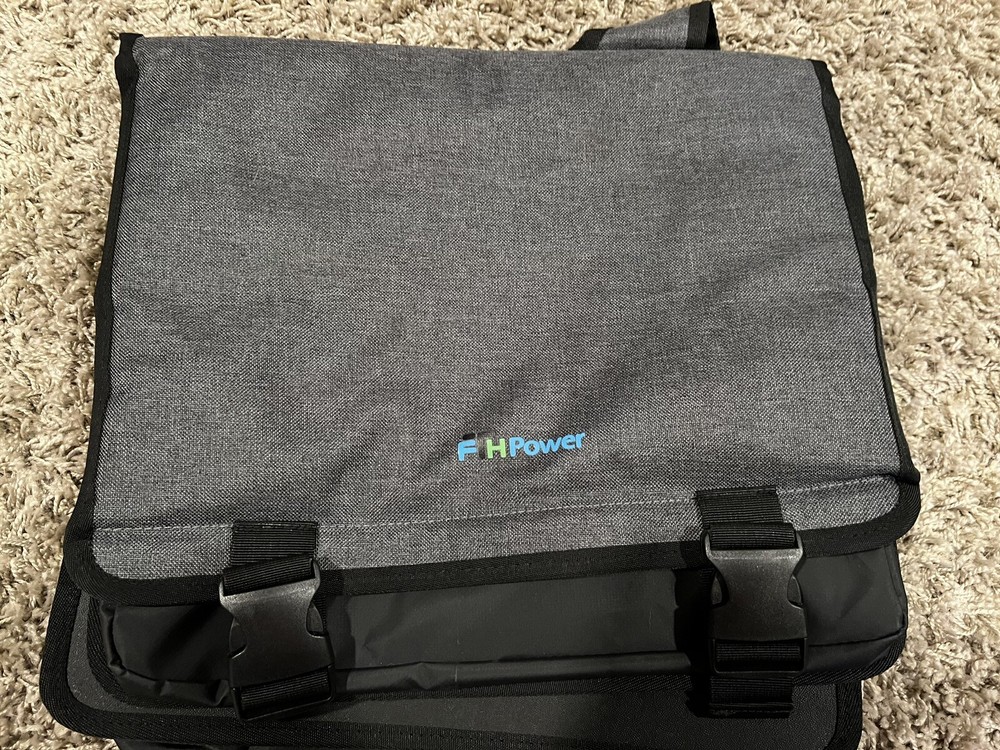 FTH Power Bicycle Rear Rack Saddle Bags Gray NEW