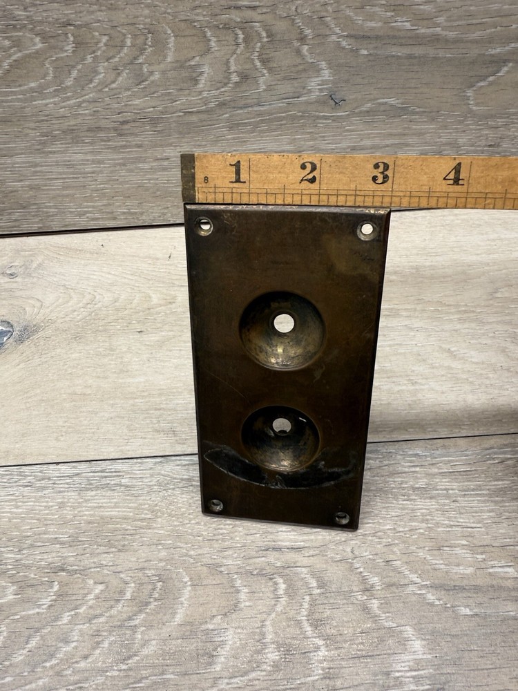 Antique Rotary Switch Plate - Heavy Solid Bronze Cover Light SWITCH PLATE