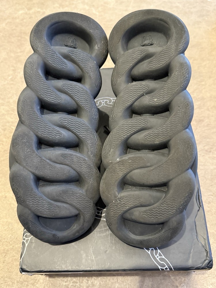 Versace Chain Reaction Black & Multicolor Trainers - Size 10