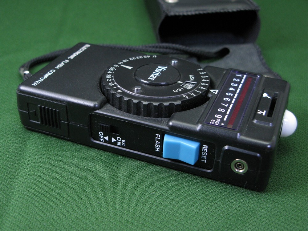 Vivitar Electronic Flash Computer Flash Meter Black Read Description
