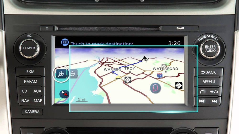 Crystal Clear Screen Protector for 2016 Nissan Altima Vehicle Navigation