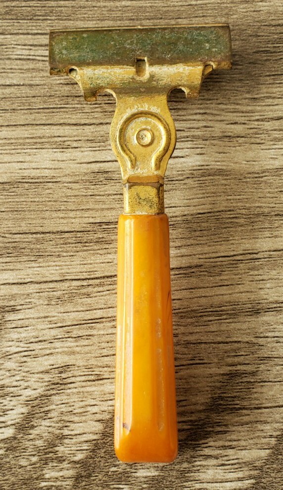 Vintage Original - Schick Injector Razor - BAKELITE HANDLE 1941
