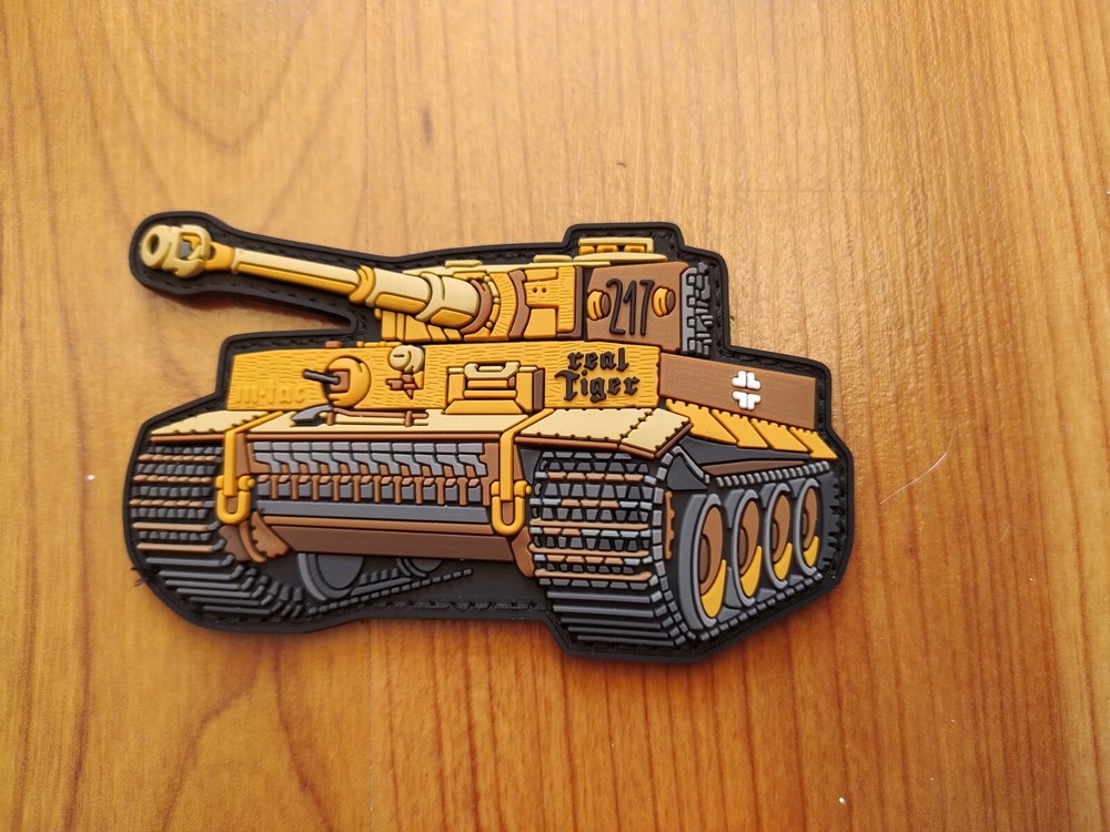 Tiger  tank PVC 3D patch   100x65 mm y