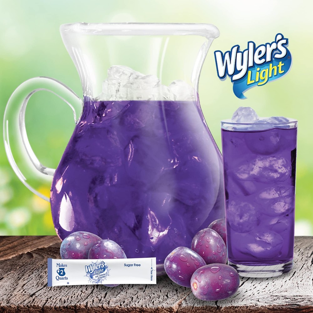 Pitcher Packs, Water Drink Mix, Grape, 6 Boxes (36 Pitcher Packets)