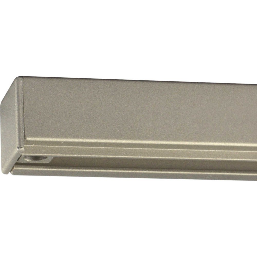 Progress Lighting P9105 Nickel 96" Track For Alpha Trak Systems