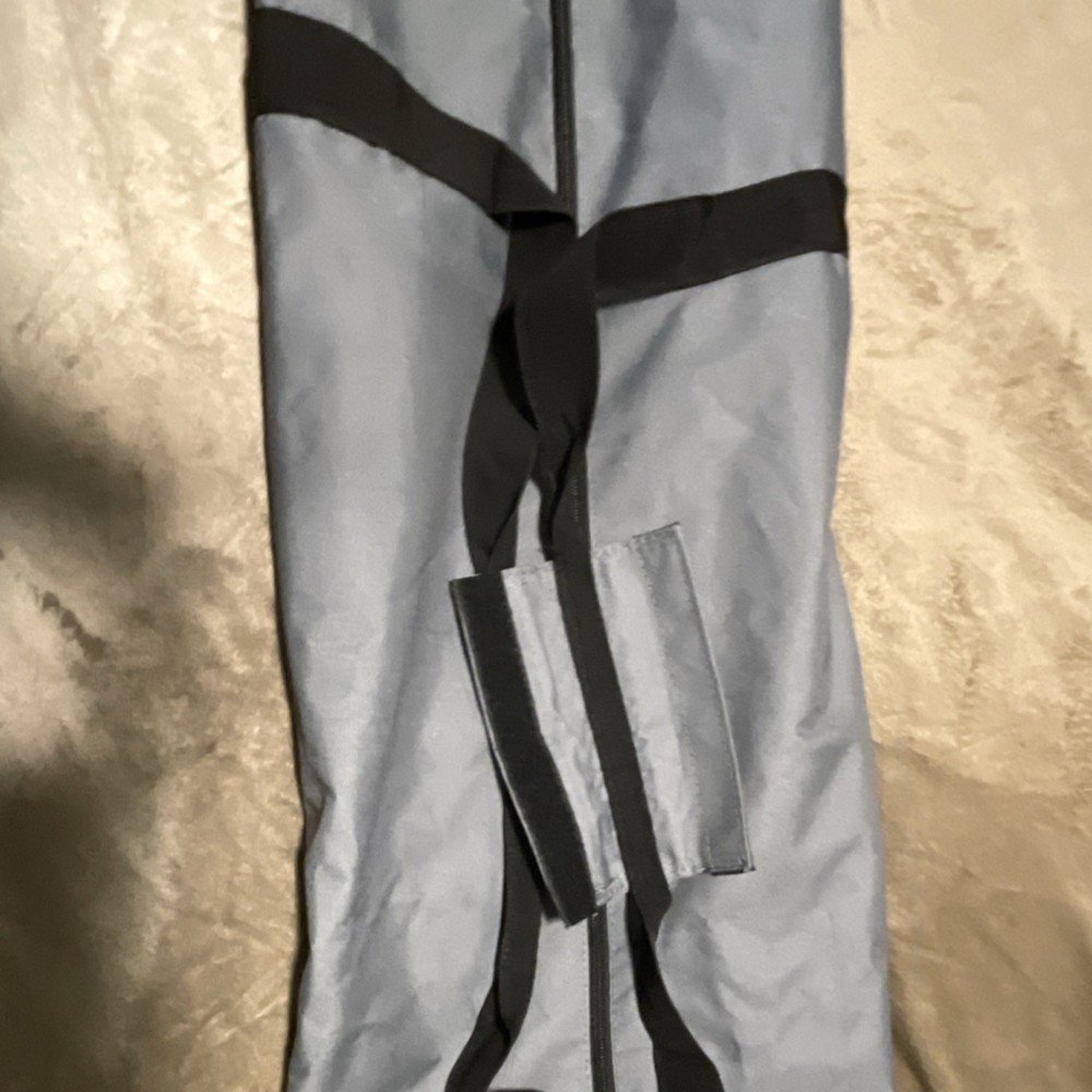 TURNWAY Gray & Black Ski Bag Polyester Zip Carry Handle Shoulder Strap Winter