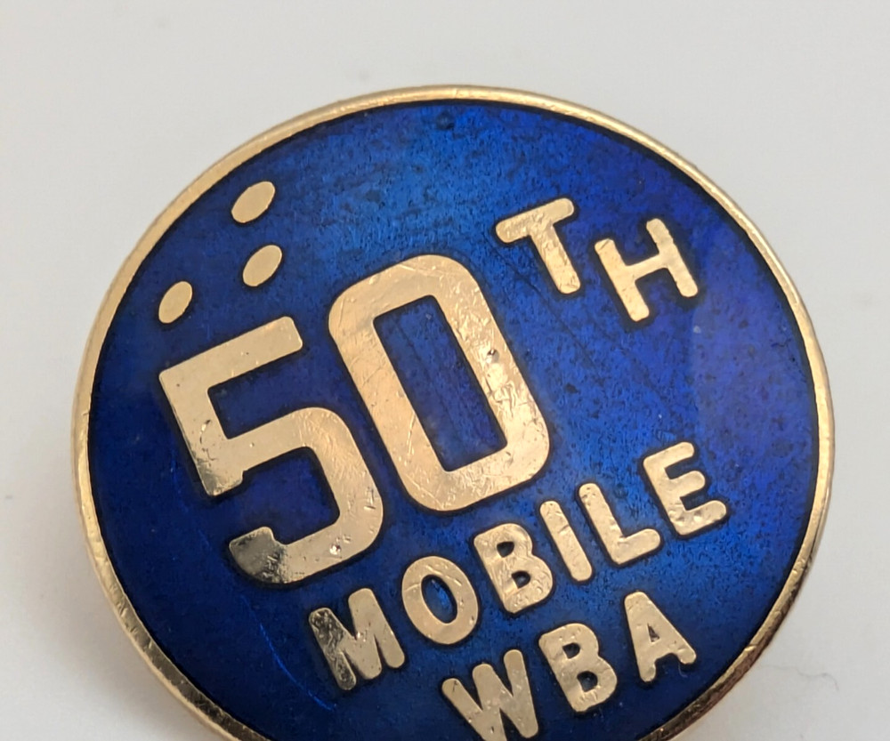 WBA Mobile Womens Bowling Association 50th Lapel Pin