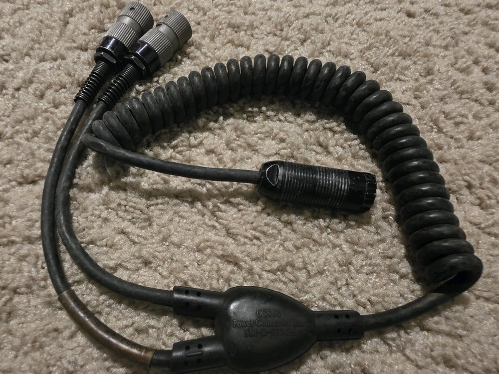 UNICOR SM-D-937439 MILITARY HELMET CABLE ASSEMBLY CONNECTOR