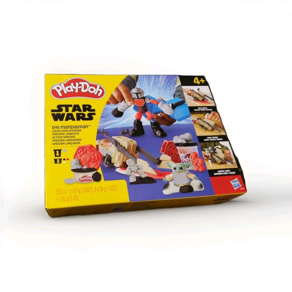 Play -Doh Star Wars The Mandalorian Launching Speeder Interchangeable