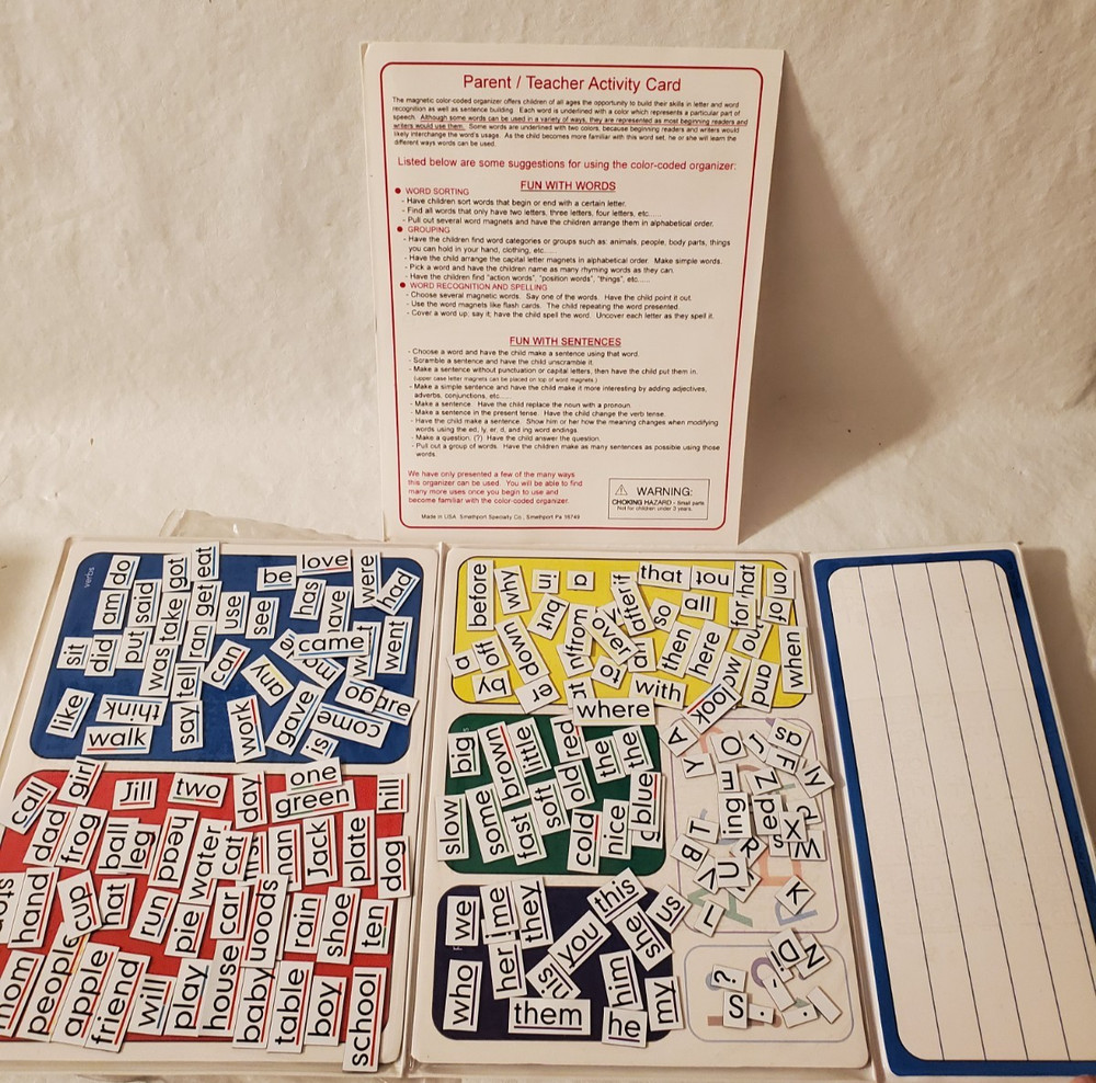 MAGNETIC SIGHT WORDS SENTENCES Rainbow Learning Systems Homeschooling Education