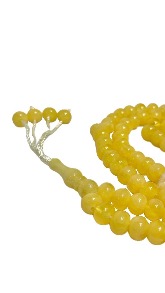 Yellow Prayer Beads