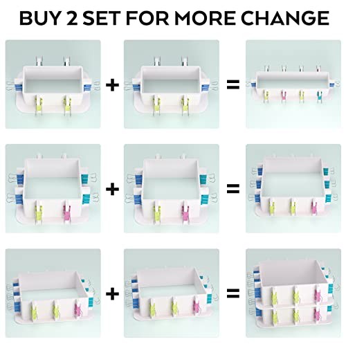 Adjustable Molds Housing for Silicone & Resin Molds, Reusable Plastic Frame