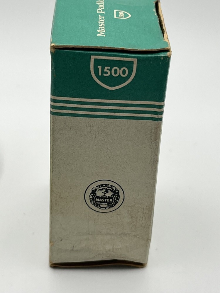Master Combination Padlock 1500 Vintage Original Box