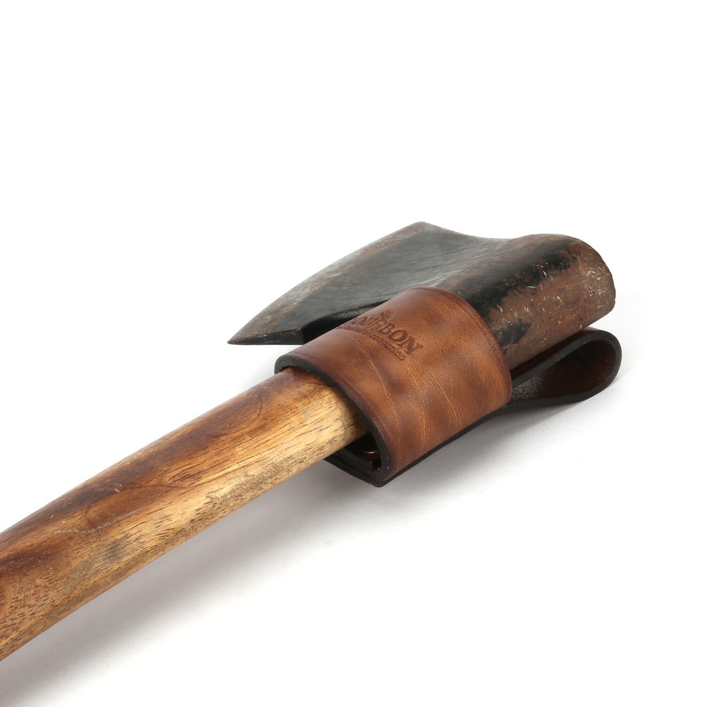 Leather Axe Handle Holster Belt Loop Hatchet Sheath Hammer Wrench Holder