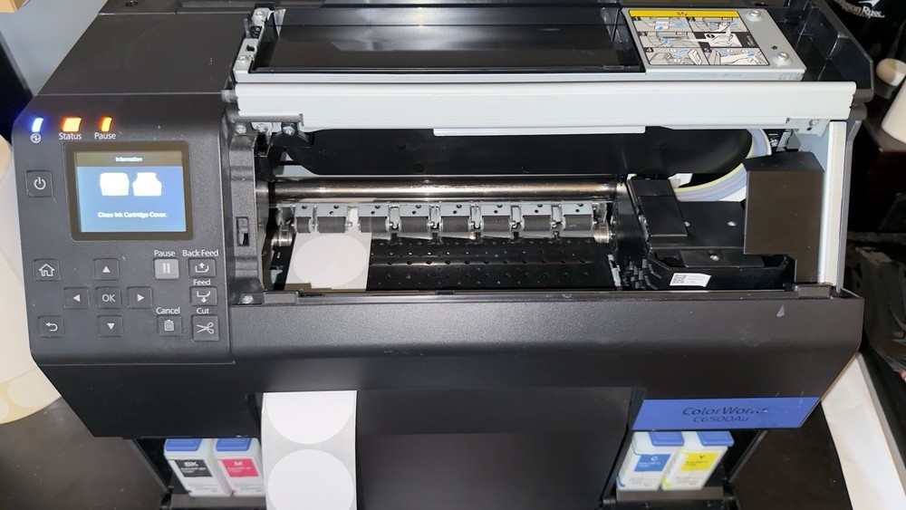 Epson ColorWorks C6500Au On-Demand Color Label Printer