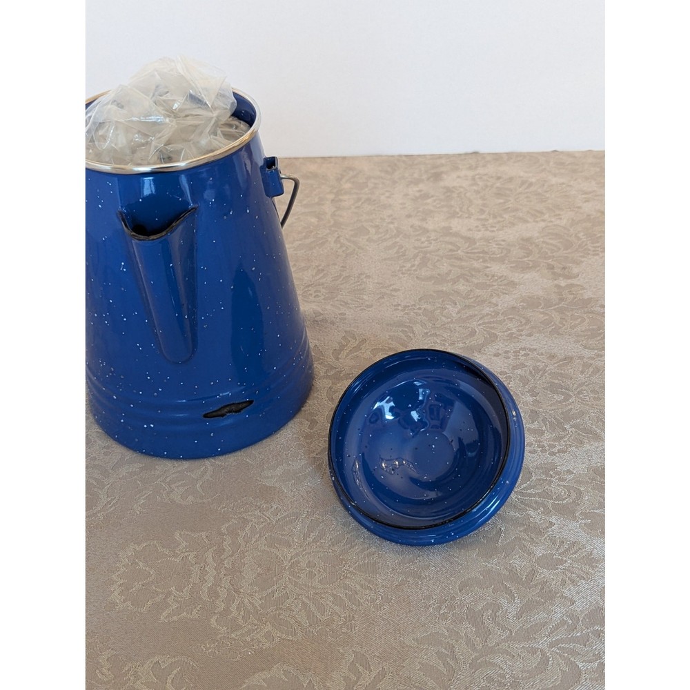 Blue Enamel 5 cup Percolator