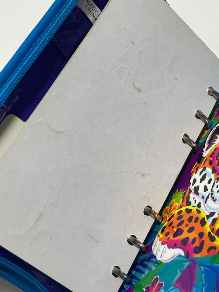 Extremely rare vintage Lisa Frank Leopard Hunter planner with tags