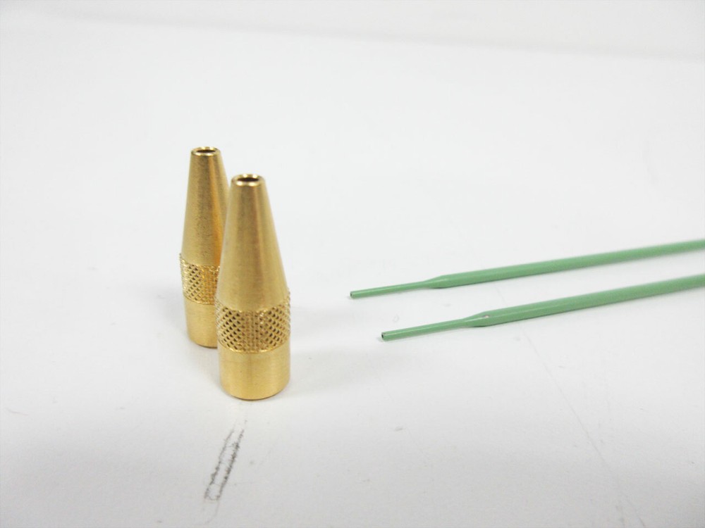 2x TECAN STANDARD PROBE WITH LOCKNUTS ~ 30055731 OMNI ROBOTIC SYSTEM