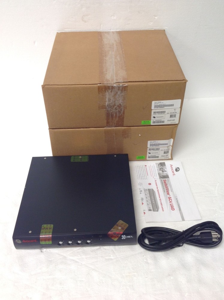 NEW Avocent Cybex SwitchView Model SC4UAD-001 Secure DVI/USB Switch