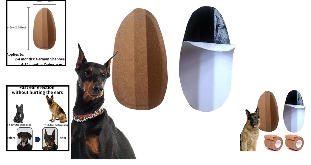Comfortable Dog Ear Stand Sticker for Vertical Support - Lightweight & Durable