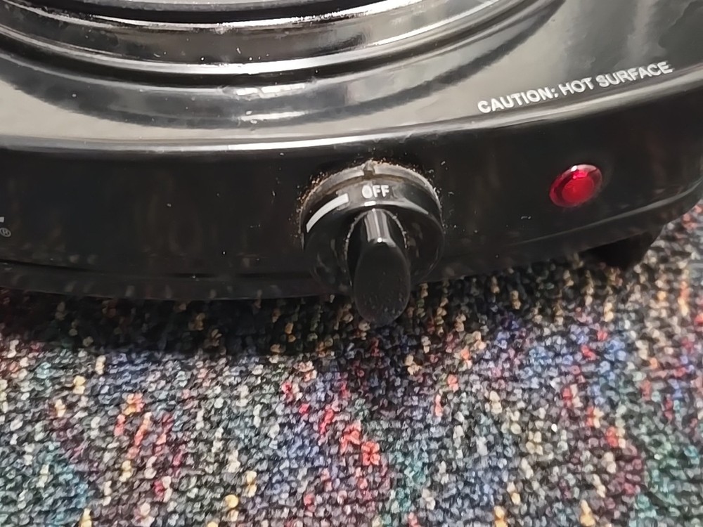 Oster Solid Single Burner Hot Plate 900W Adjustable Temp Control Works (Repair)*