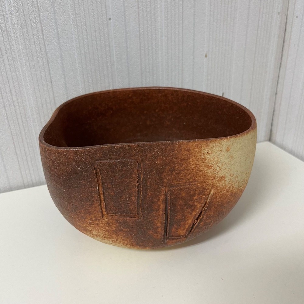 Tea Utensils brown retro swirl
