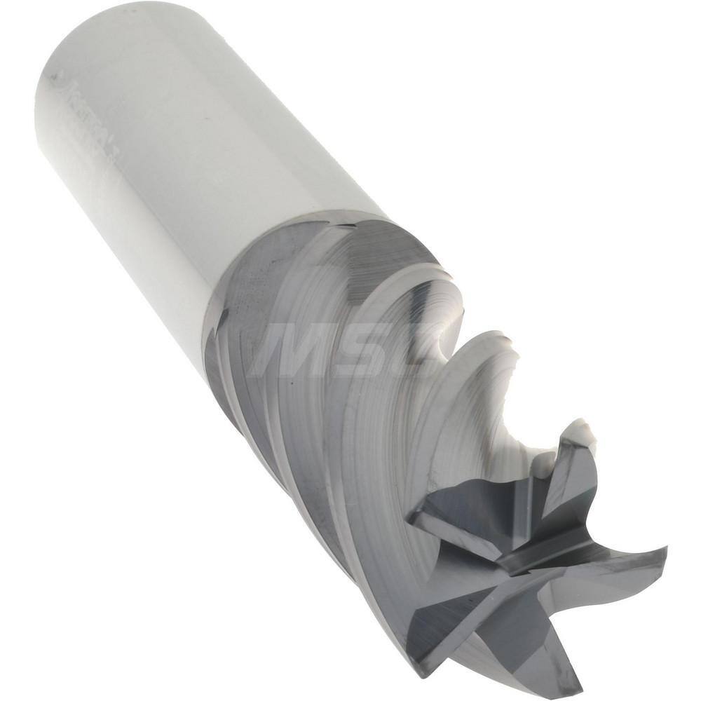 Accupro 3/4" Diam 5 Flute Single End Solid Carbide 0.02" Corner Radius End Mi...