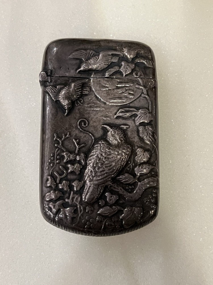 Stunning sterling silver Owl match Safe
