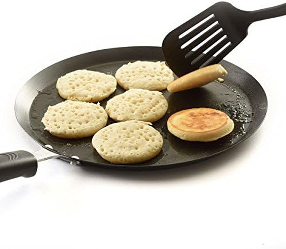 957R Silicone Silver Dollar Pancake/Egg Ring, 7 Count,Red