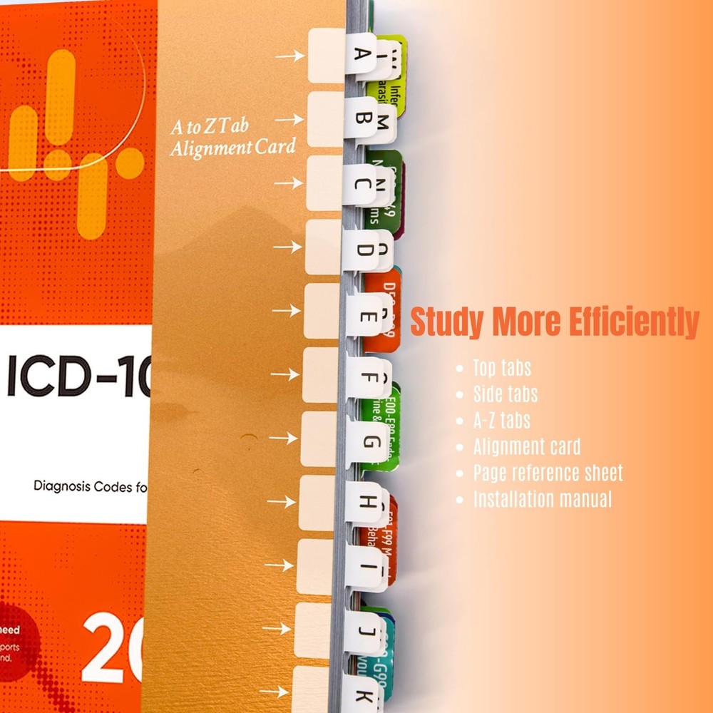 Index Tabs for ICD-10-CM 2025 Expert (AAPC Version) - Navigate with Medium